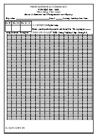 Đề kiểm tra cuối học kì I Tiếng Việt 3 (Viết)