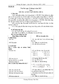 Giáo án các môn Lớp 3 - Tuần 32 - Năm học 202