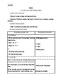 Giáo án các môn Lớp 3 - Tuần 9 - Đoàn Thị Tha