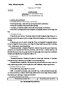 Giáo án Công nghệ 3 - Chủ đề 2, Bài 2: Sử dụn