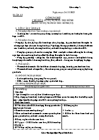 Giáo án Công nghệ 3 - Chủ đề 5, Bài 5: Sử dụn