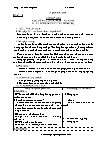 Giáo án Công nghệ 3 - Chủ đề 5, Bài 5: Sử dụn