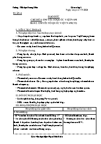 Giáo án Đạo đức 3 - Chủ đề 1, Bài 2: Em yêu t