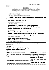 Giáo án Đạo đức 3 - Chủ đề 2, Bài 3: Quan tâm