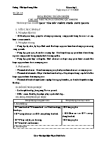 Giáo án Hoạt động trải nghiệm 3 - Tuần 13, Ch