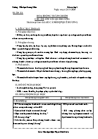 Giáo án Hoạt động trải nghiệm 3 - Tuần 22, Ch