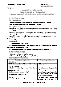 Giáo án Hoạt động trải nghiệm 3 - Tuần 28, Ch