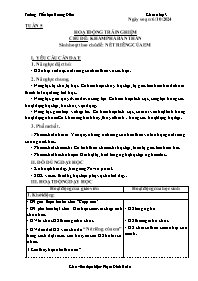 Giáo án Hoạt động trải nghiệm 3 - Tuần 5, Chủ