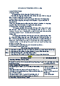 Giáo án Mĩ thuật 3 - Bài 4+5: Đồ vật trong gi