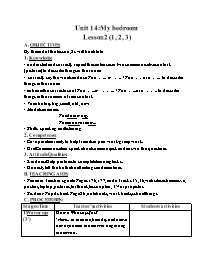 Giáo án Tiếng Anh 3 - Week 24