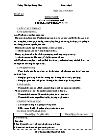 Giáo án Tiếng Việt 3 - Tuần 25, Bài 14: Anh e