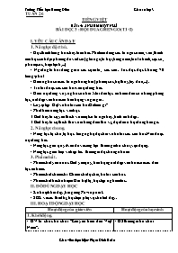 Giáo án Tiếng Việt 3 - Tuần 26, Bài 14: Anh e