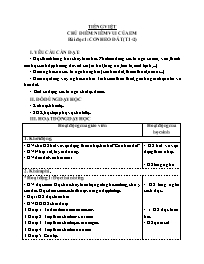 Giáo án Tiếng Việt + Toán 3 - Tuần 23