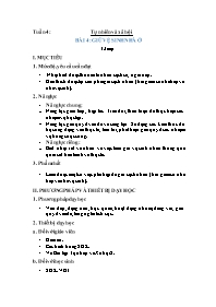 Giáo án Tự nhiên xã hội 3 - Tuần 4, Bài 4: Gi
